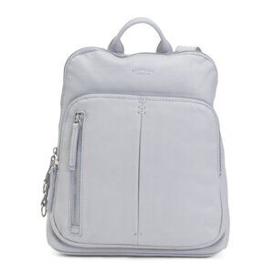 AMERICAN LEATHER CO. Blue Leather Cleveland Backpack